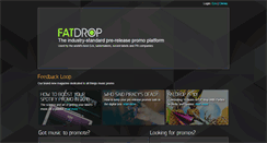Desktop Screenshot of fatdrop.co.uk